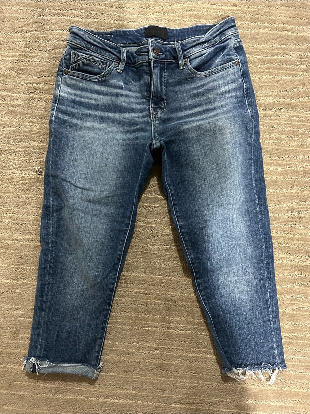 Buckle black sz 29 fit 53 Ankle Skinny jeans cropped capri
